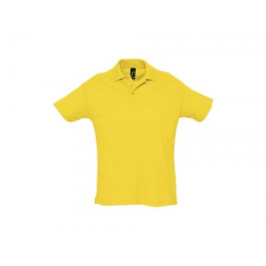 POLO PIQUÉ M/M 3 BOT SUMMER AMARELO 
